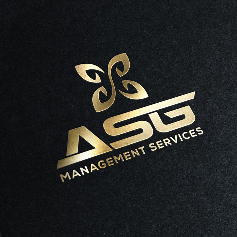 ASG management brand identity design Dubai